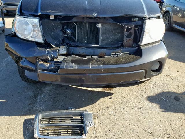 1D8HB48P77F531422 - 2007 DODGE DURANGO SL BLACK photo 9