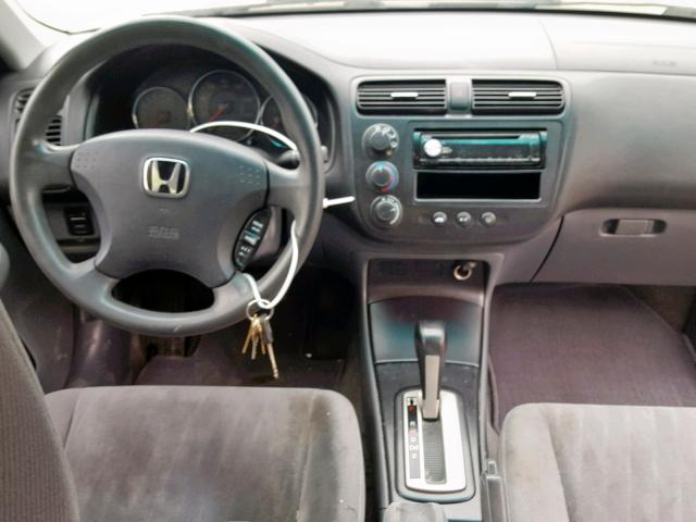 2HGES16615H522304 - 2005 HONDA CIVIC LX BROWN photo 9