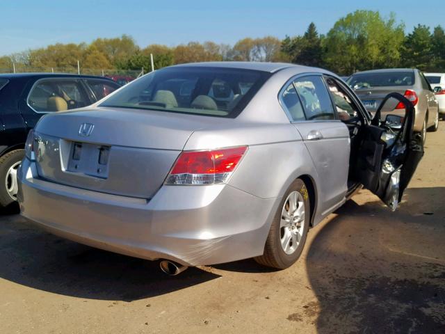 1HGCP2F42AA194834 - 2010 HONDA ACCORD LXP SILVER photo 4