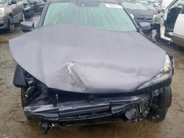 1HGCR2F80EA109279 - 2014 HONDA ACCORD EXL GRAY photo 9