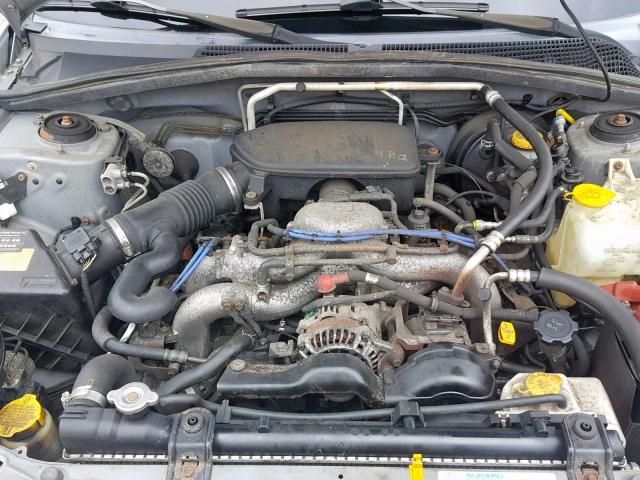 JF1SG63645H754332 - 2005 SUBARU FORESTER 2 SILVER photo 7