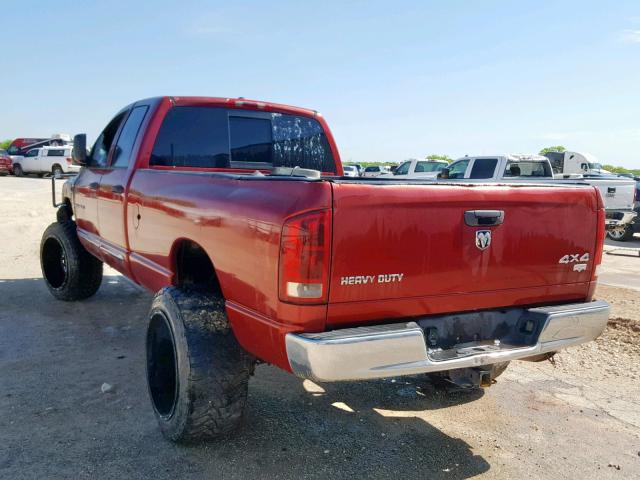 1D7KS28C16J176383 - 2006 DODGE RAM 2500 S Բորդո լուսանկար 3