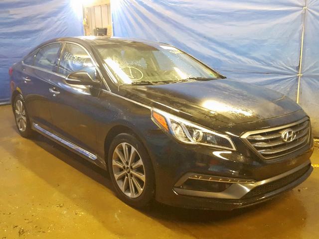 5NPE34AF4GH274676 - 2016 HYUNDAI SONATA SPO BLACK photo 1