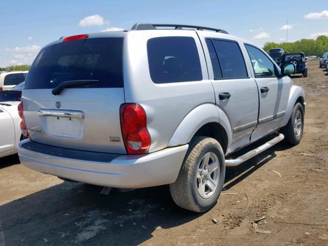 1D4HB58D54F104278 - 2004 DODGE DURANGO LI SILVER photo 4