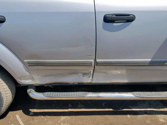 1D4HB58D54F104278 - 2004 DODGE DURANGO LI SILVER photo 9