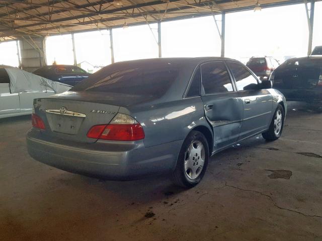 4T1BF28B04U373252 - 2004 TOYOTA AVALON XL BLUE photo 4