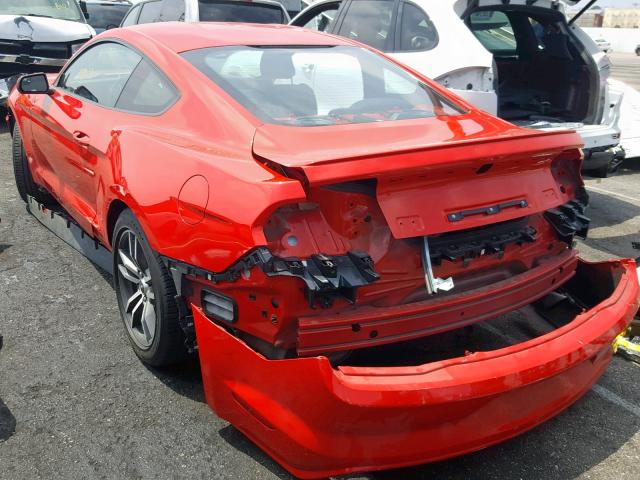 1FA6P8TH6G5225838 - 2016 FORD MUSTANG RED photo 3