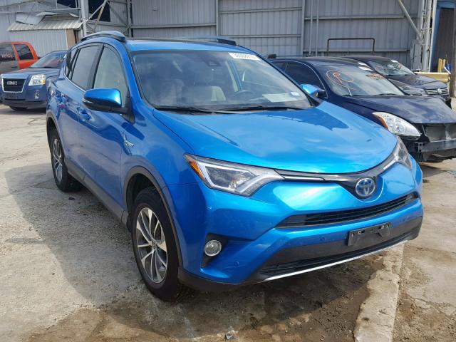 JTMRJREV8HD116435 - 2017 TOYOTA RAV4 HV LE BLUE photo 1