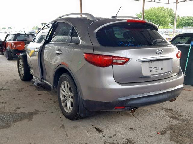 JN8AS1MU8AM802229 - 2010 INFINITI FX35 GRAY photo 3