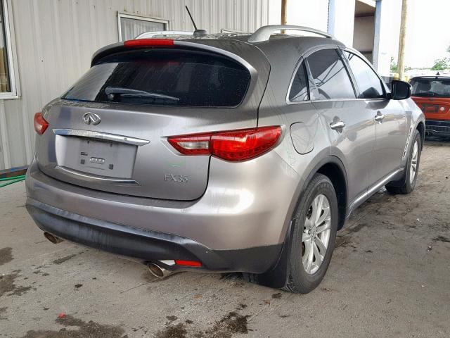 JN8AS1MU8AM802229 - 2010 INFINITI FX35 GRAY photo 4