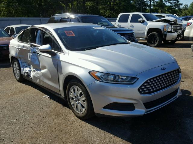 3FA6P0G77DR373167 - 2013 FORD FUSION S SILVER photo 1