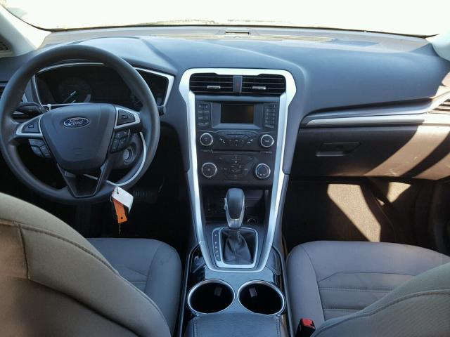 3FA6P0G77DR373167 - 2013 FORD FUSION S SILVER photo 9