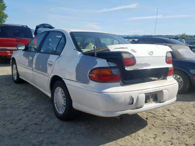 1G1ND52J4Y6208221 - 2000 CHEVROLET MALIBU WHITE photo 3