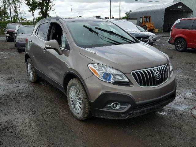 KL4CJESB6EB732693 - 2014 BUICK ENCORE BROWN photo 1