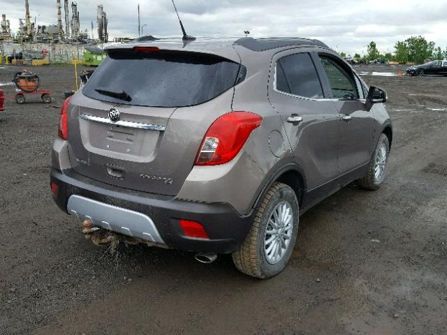 KL4CJESB6EB732693 - 2014 BUICK ENCORE BROWN photo 4