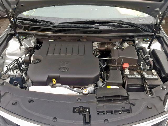 4T1BK1EB4HU264390 - 2017 TOYOTA AVALON XLE SILVER photo 7