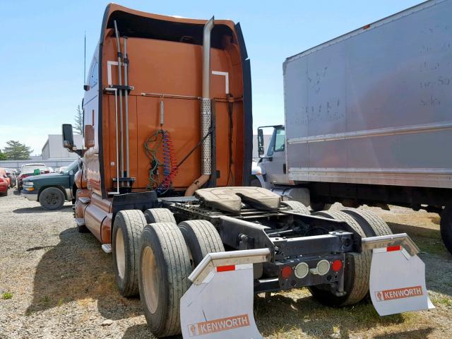 1XKTD49X09J240122 - 2009 KENWORTH CONSTRUCTI ORANGE photo 3