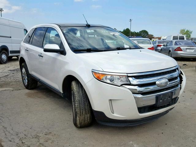 2FMDK4JC0BBB43880 - 2011 FORD EDGE SEL WHITE photo 1