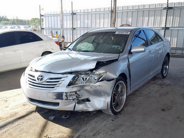 4T1BE46K87U178571 - 2007 TOYOTA CAMRY NEW SILVER photo 2