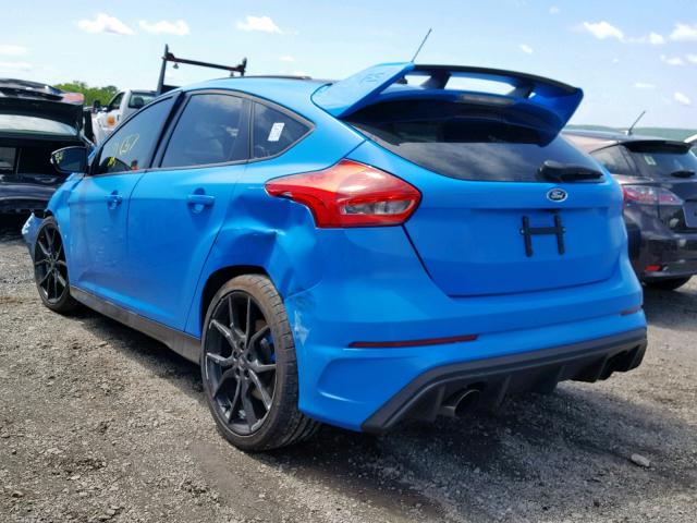 WF0DP3TH9H4123183 - 2017 FORD FOCUS RS BLUE photo 3