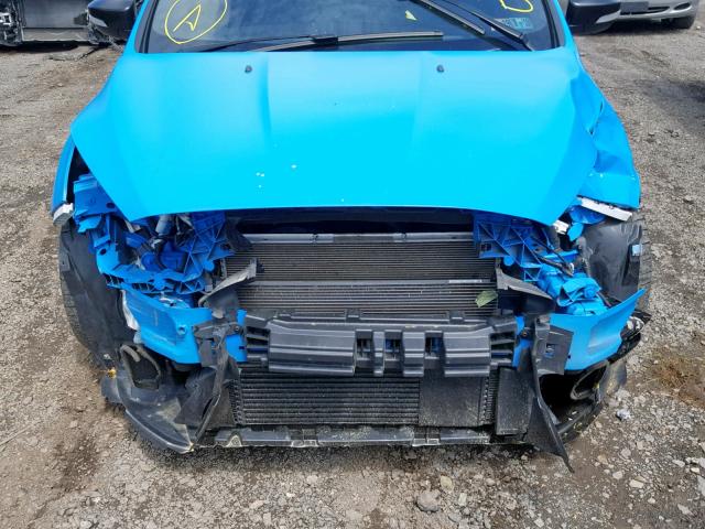 WF0DP3TH9H4123183 - 2017 FORD FOCUS RS BLUE photo 9