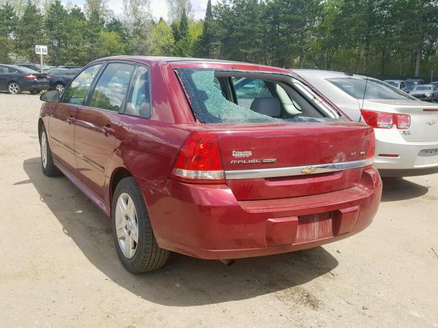 1G1ZT68N37F216667 - 2007 CHEVROLET MALIBU MAX MAROON photo 3