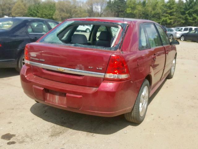 1G1ZT68N37F216667 - 2007 CHEVROLET MALIBU MAX MAROON photo 4