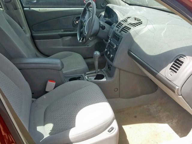 1G1ZT68N37F216667 - 2007 CHEVROLET MALIBU MAX MAROON photo 5
