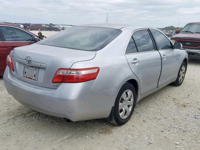 4T1BE46K97U166932 - 2007 TOYOTA CAMRY NEW SILVER photo 4