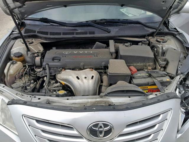 4T1BE46K97U166932 - 2007 TOYOTA CAMRY NEW SILVER photo 7