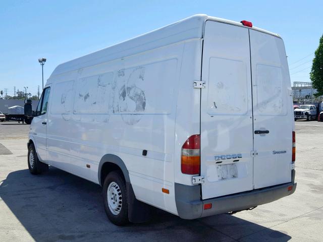 WD2PD744255767057 - 2005 DODGE SPRINTER WHITE photo 3