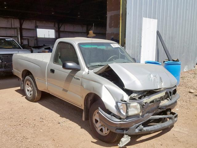 5TENL42N12Z058957 - 2002 TOYOTA TACOMA TAN photo 1