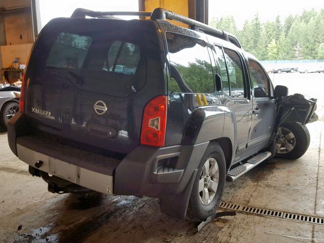 5N1AN0NW3DN819480 - 2013 NISSAN XTERRA X BLACK photo 4