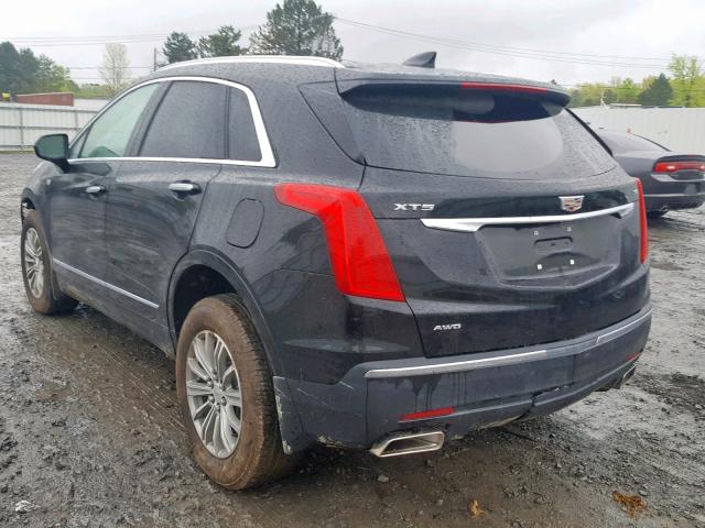 1GYKNDRS2KZ135477 - 2019 CADILLAC XT5 LUXURY BLACK photo 3