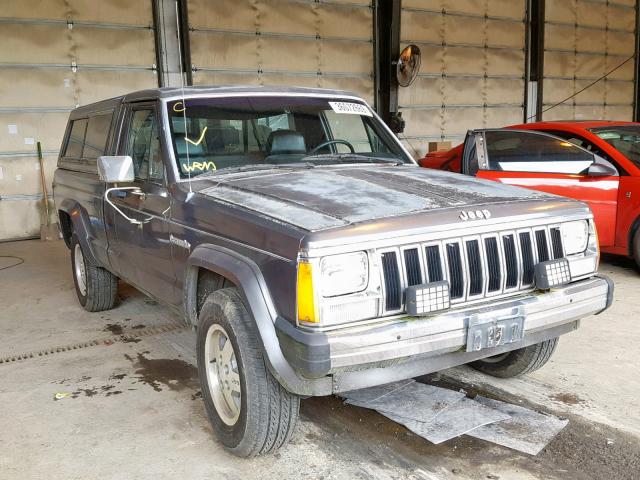 1JTMW64P1HT101261 - 1987 JEEP COMANCHE P GRAY photo 1