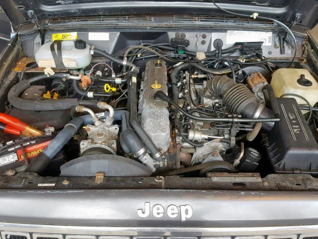 1JTMW64P1HT101261 - 1987 JEEP COMANCHE P GRAY photo 7