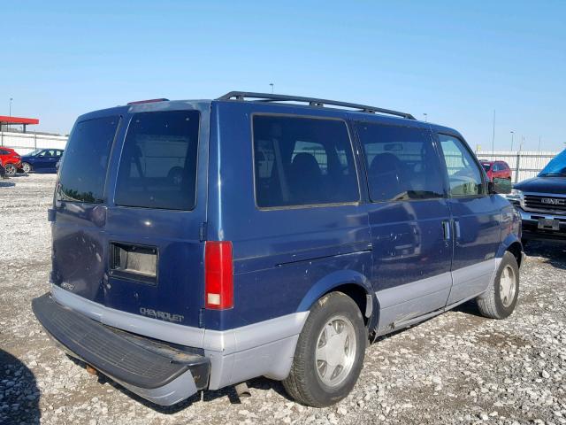 1GNDM19W7XB177752 - 1999 CHEVROLET ASTRO BLUE photo 4