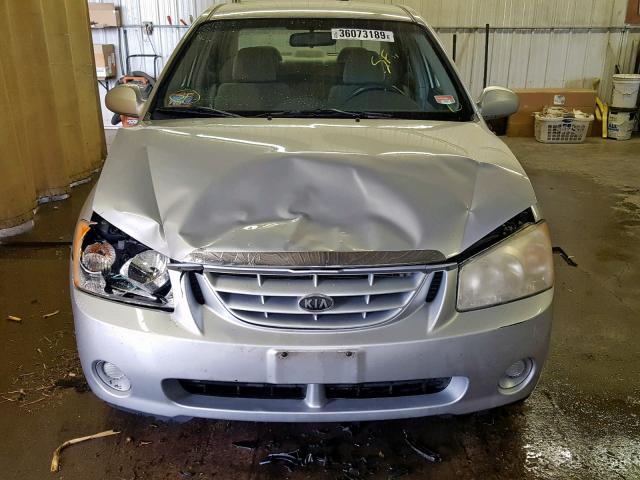 KNAFE121365344700 - 2006 KIA NEW SPECTR SILVER photo 9