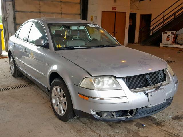 WVWPD63B33P185417 - 2003 VOLKSWAGEN PASSAT GLS SILVER photo 1