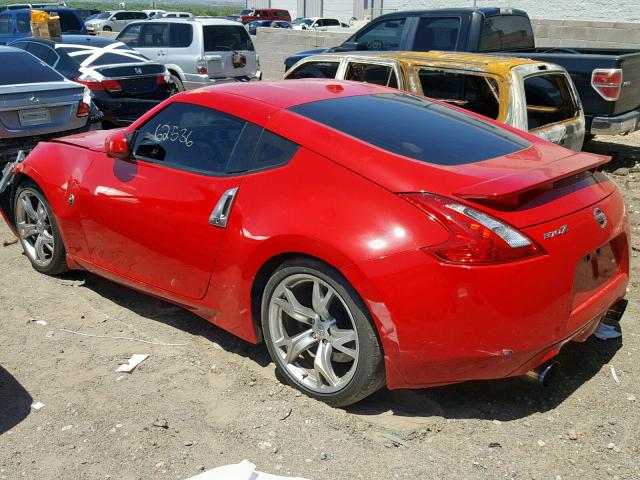 JN1AZ4EH1BM552864 - 2011 NISSAN 370Z BASE RED photo 3