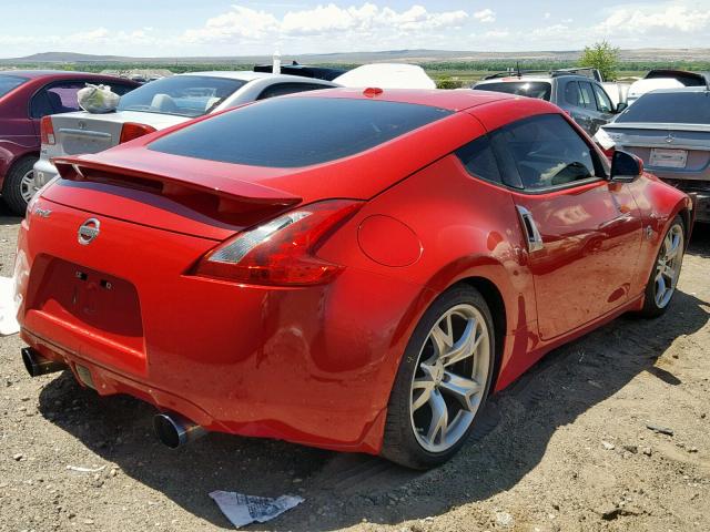 JN1AZ4EH1BM552864 - 2011 NISSAN 370Z BASE RED photo 4