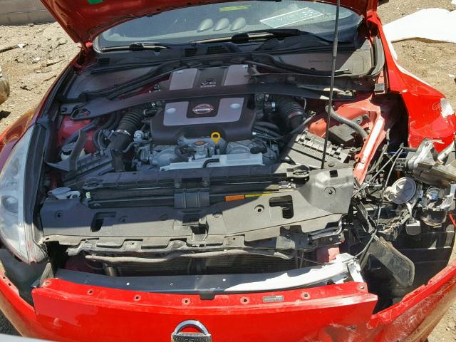 JN1AZ4EH1BM552864 - 2011 NISSAN 370Z BASE RED photo 7