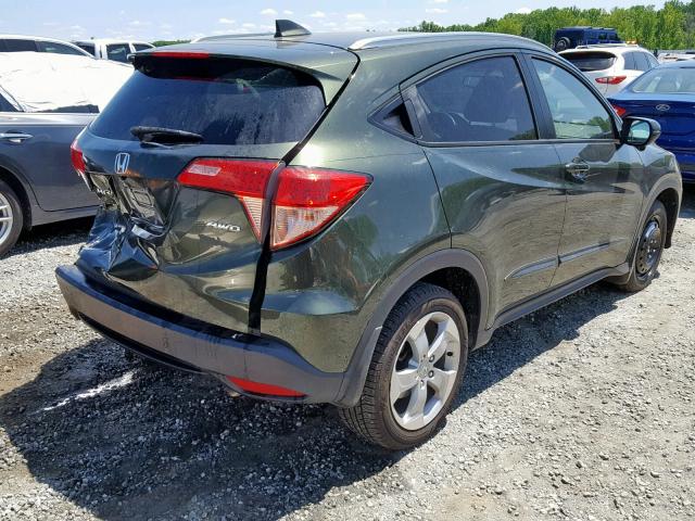 3CZRU6H75GM741469 - 2016 HONDA HR-V EXL GREEN photo 4