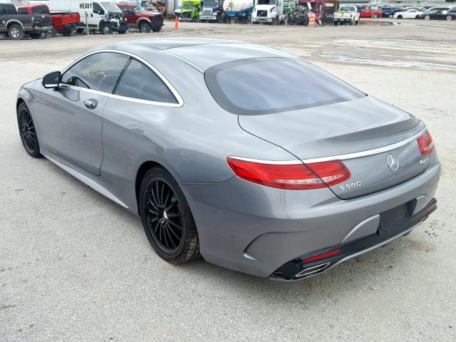 WDDXJ8FB7FA008396 - 2015 MERCEDES-BENZ S 550 GRAY photo 3