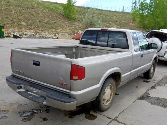 1GTCS19X738104620 - 2003 GMC SONOMA GRAY photo 4