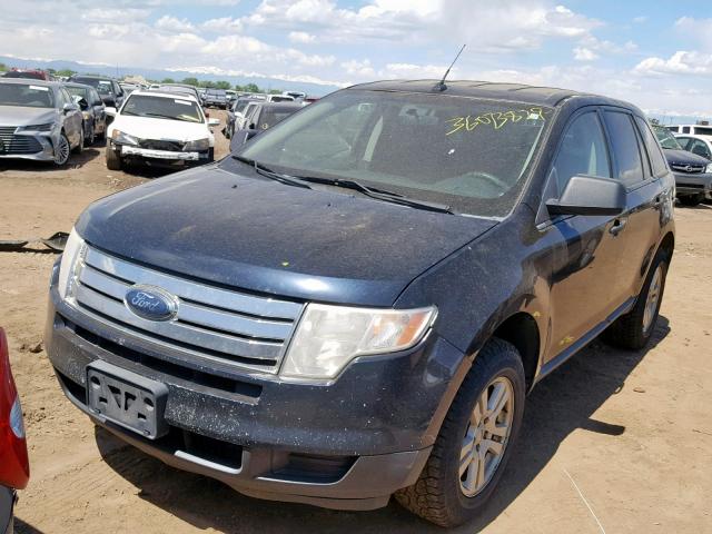 2FMDK36C48BA51182 - 2008 FORD EDGE SE BLUE photo 2