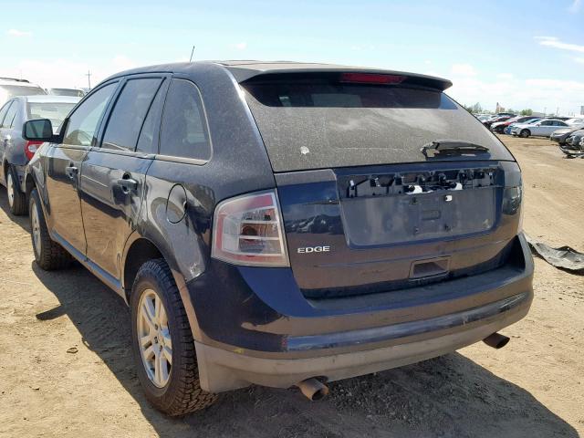 2FMDK36C48BA51182 - 2008 FORD EDGE SE BLUE photo 3