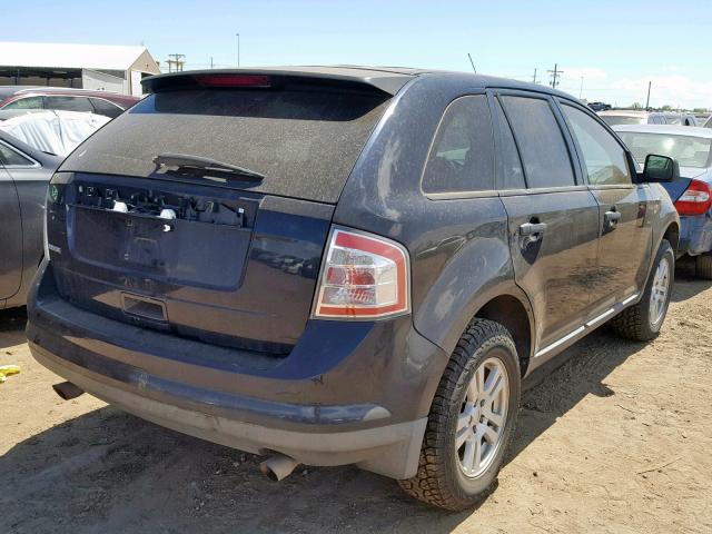 2FMDK36C48BA51182 - 2008 FORD EDGE SE BLUE photo 4