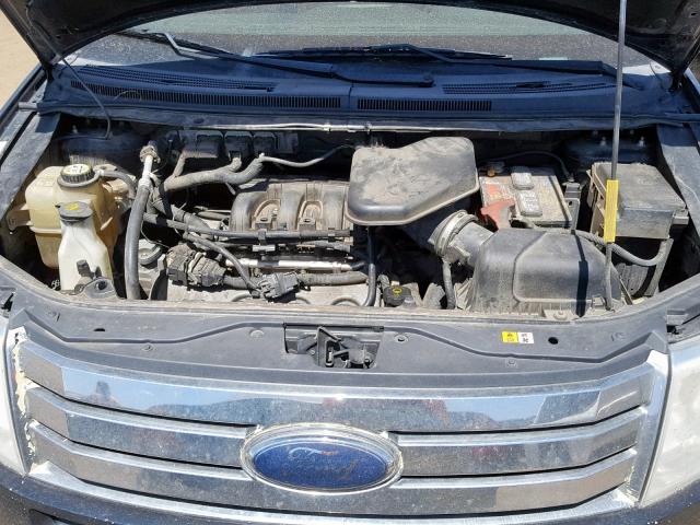 2FMDK36C48BA51182 - 2008 FORD EDGE SE BLUE photo 7