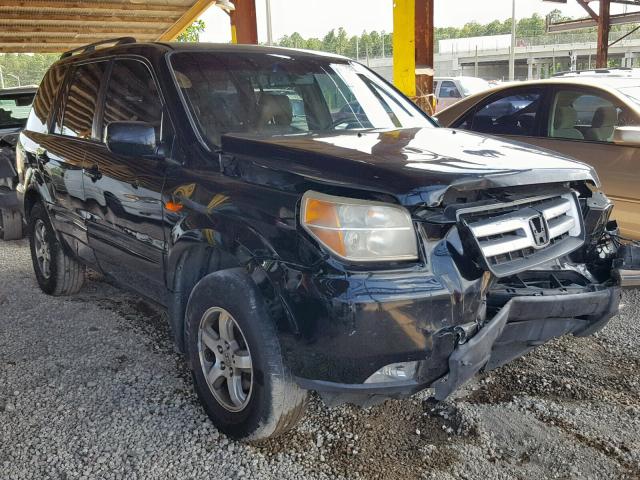 5FNYF28647B033133 - 2007 HONDA PILOT EXL BLACK photo 1